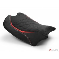 LUIMOTO HEX-R Rider Seat Cover for DUCATI PANIGALE V4 / S / R / Speciale (18-21)